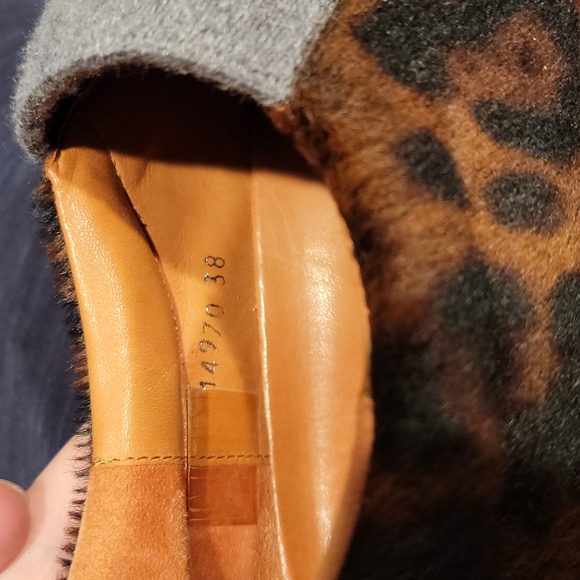 DRIES VAN NOTEN PONY HAIR SLIP-ON SHOES/SNEAKERS. - Picture 7 of 8